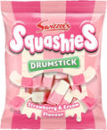 Swizzels Drumstick Squashies Strawberry & Cream Flavour Sweets 120g