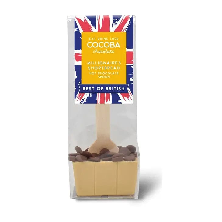 Best of British Millionaire's Shortbread Hot Chocolate Spoon 50g