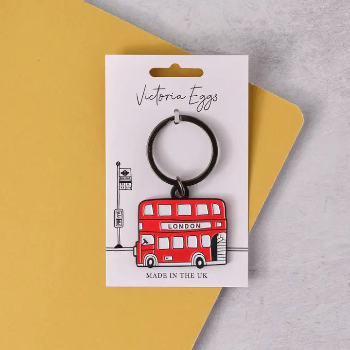 Victoria Eggs - London Bus Keyring