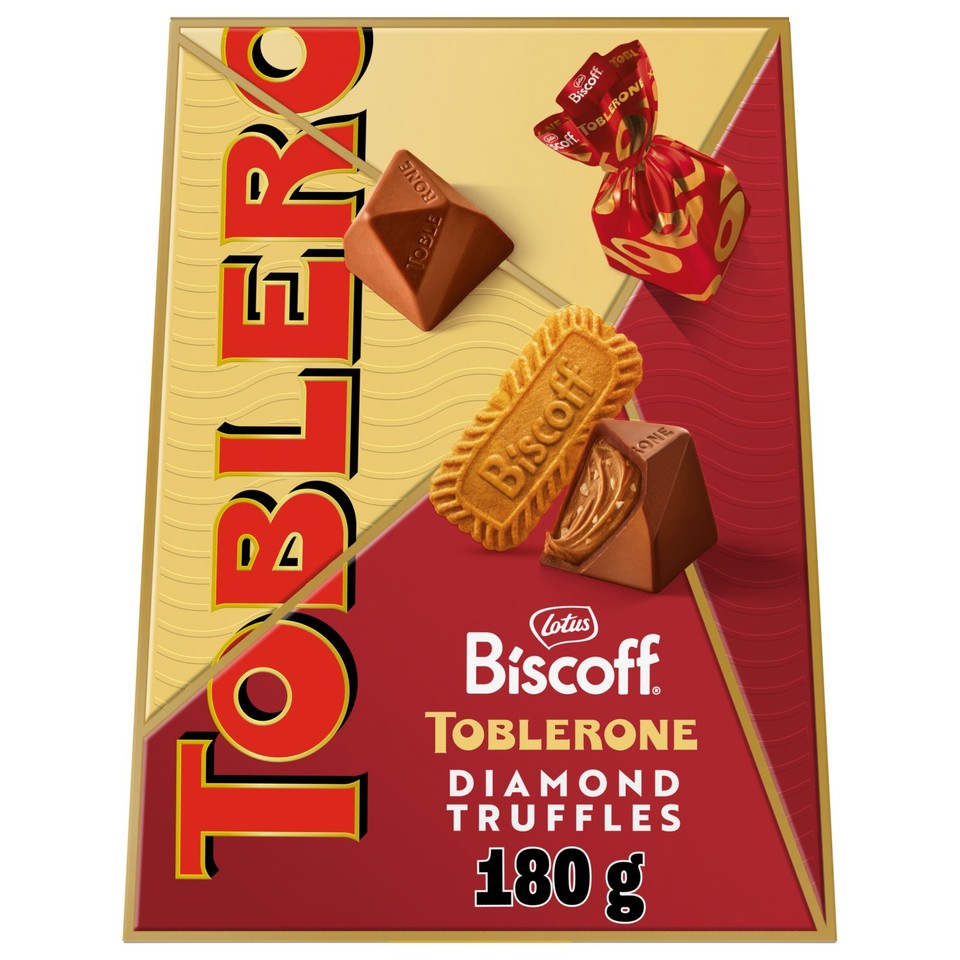 Toblerone Biscoff Truffles Carton 180g