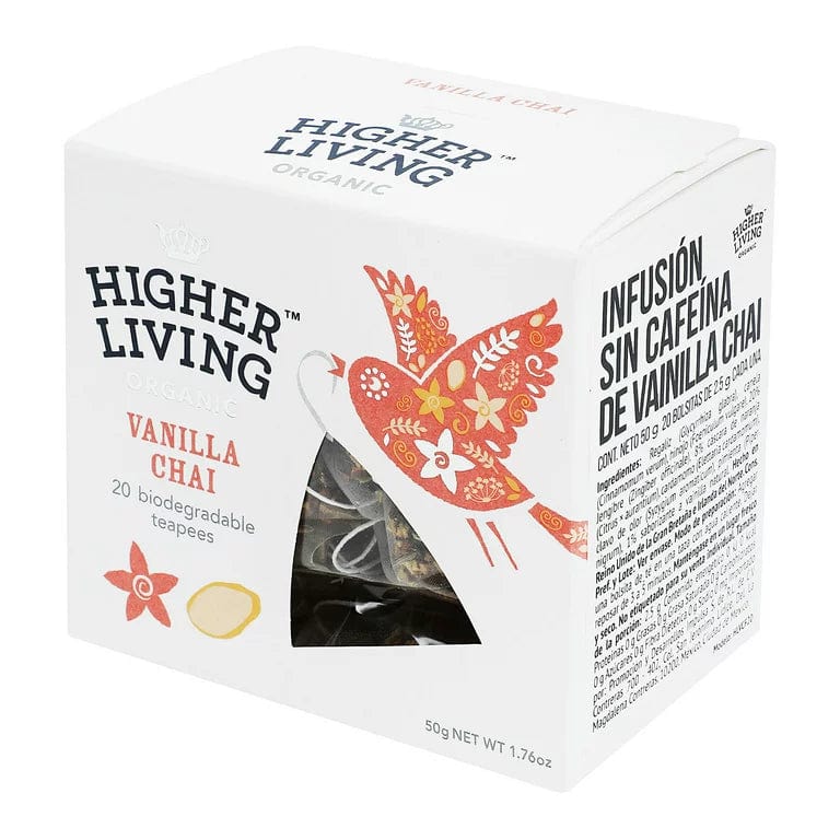 Higher Living Organic Vanilla Chai 20 Bags