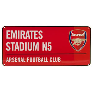 Arsenal Red Street Sign