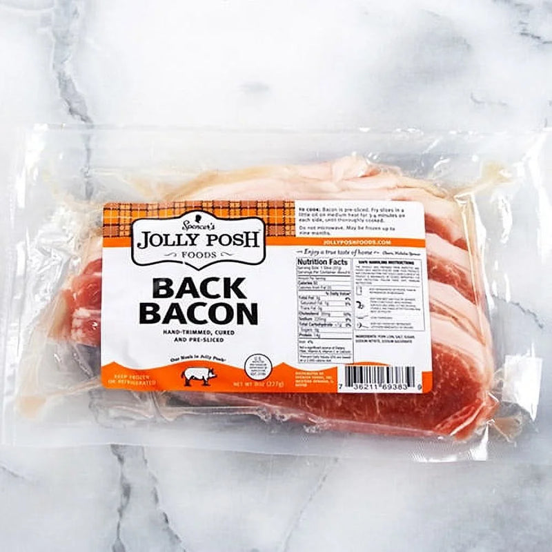 Jolly Posh Back Bacon 227g