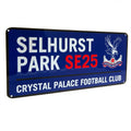 Crystal Palace Blue Street Sign