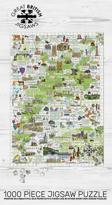 The Cotswolds and Surrounds 1000pc Puzzle