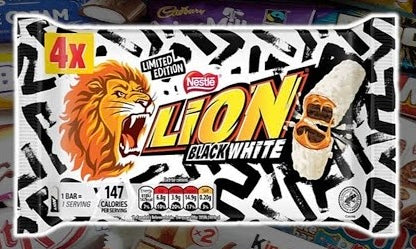 Nestle Lion Bar Black and White 4x30g