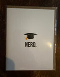 NERD. Grad Cap Card