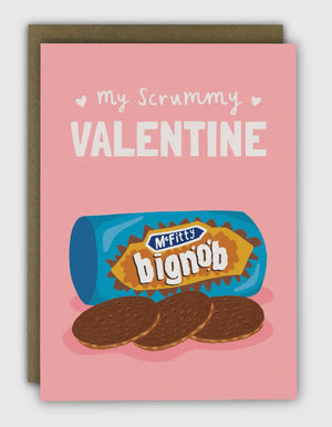 Hob Nob Valentines Card