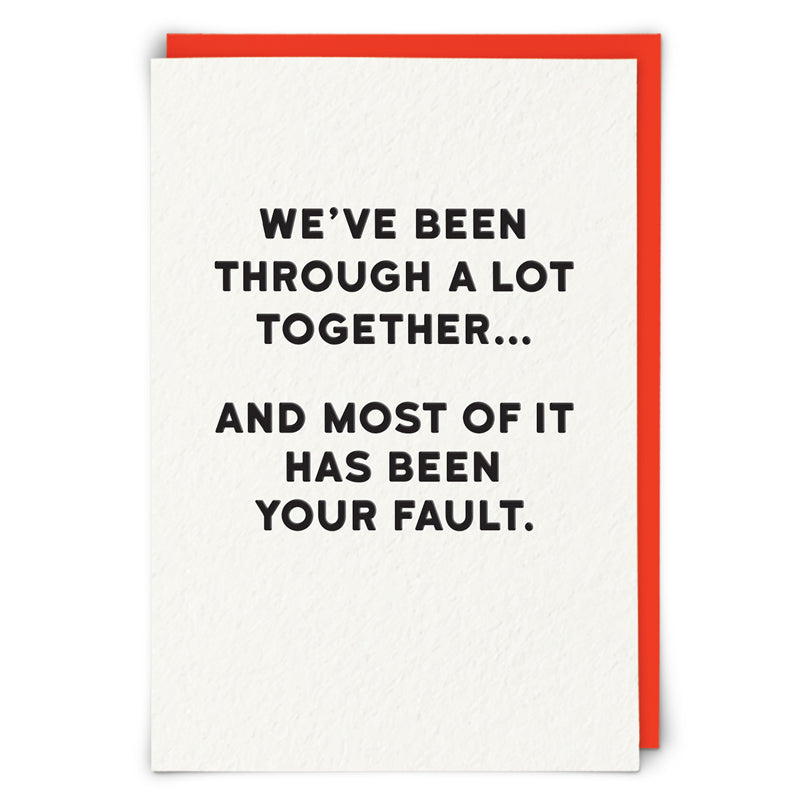 Your Fault Card