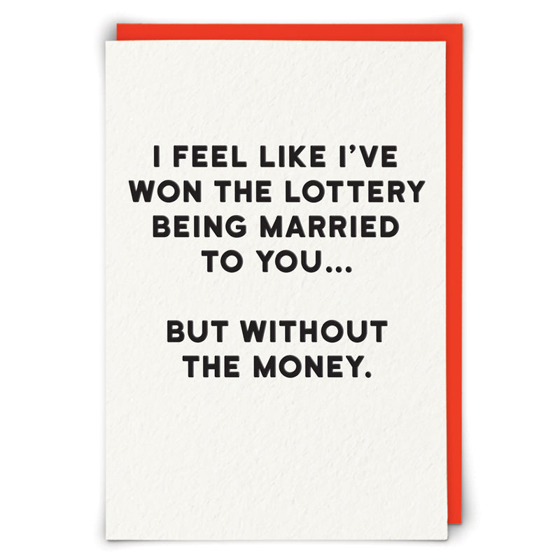 Lottery No Money Card