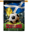 World Cup Scotland Soccer Garden Flag 13"x18.5"