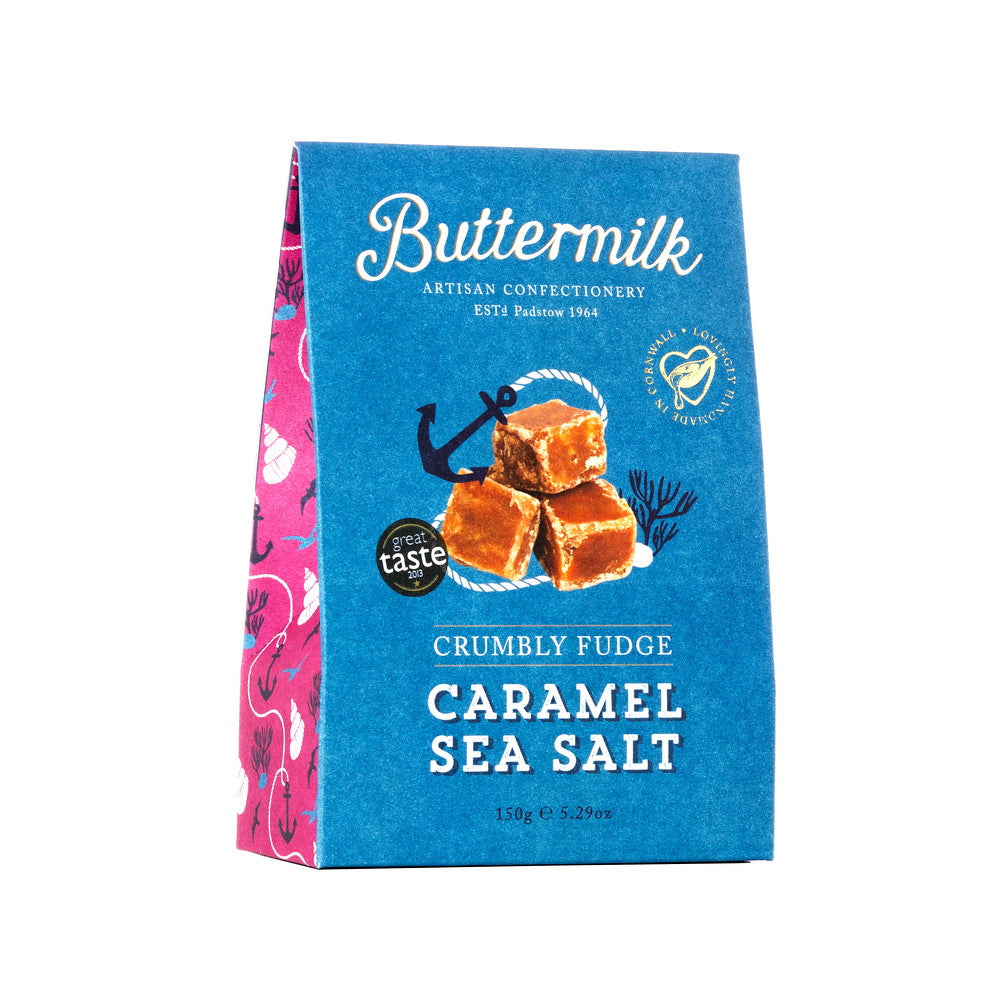 Buttermilk Artisan Confectionary - Caramel Sea Salt Fudge 150g
