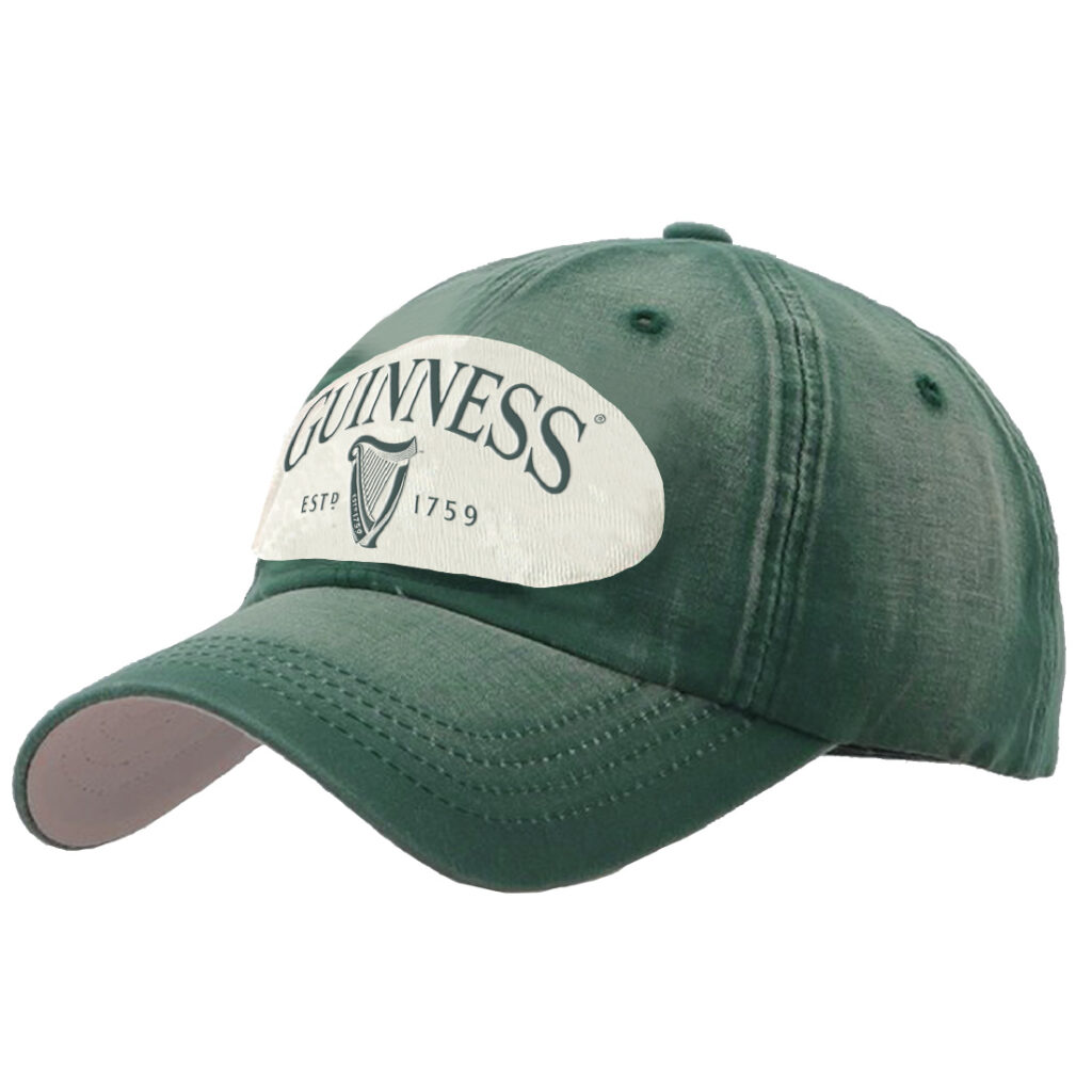 Guinness Distressed Patch Adjustable Hat