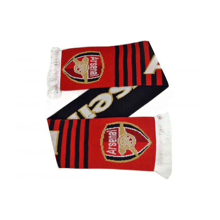 Arsenal Striped Knit Scarf