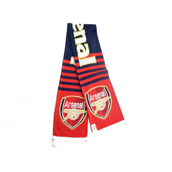 Arsenal Striped Knit Scarf