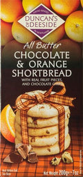 Duncans of Deeside Chocolate & Orange Shortbread 200g