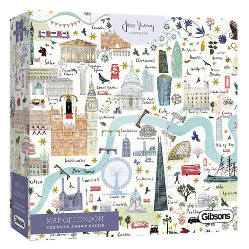 Map Of London 1000 Piece Puzzle
