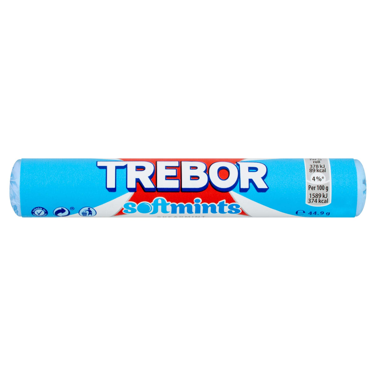 Trebor Softmints Spearmint Roll 44.9g