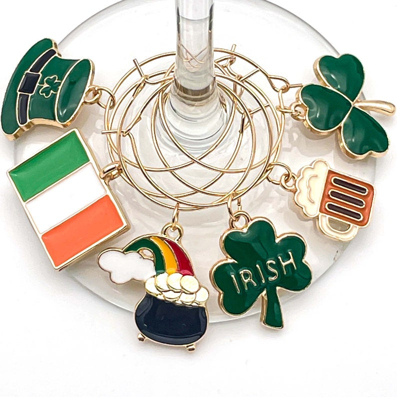 Irish Wine Charms