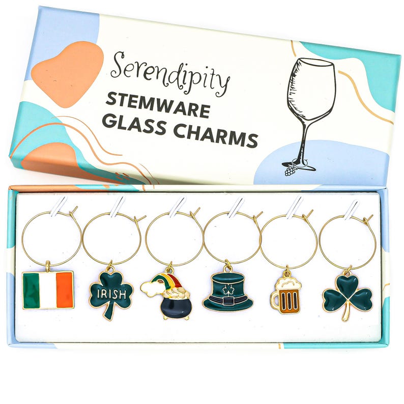 Irish Wine Charms