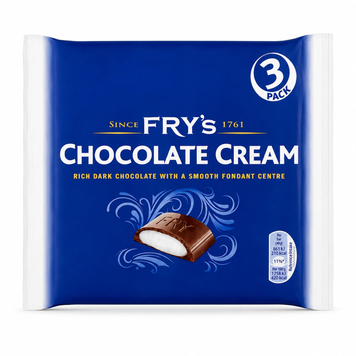 Frys Chocolate Cream 3pk 147g