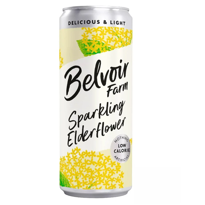 Belvoir Farm Sparkling Elderflower 330ml