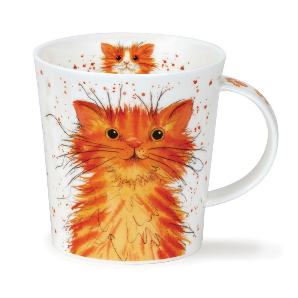 Dunoon Lomo Catter Splatter Mug - Ginger