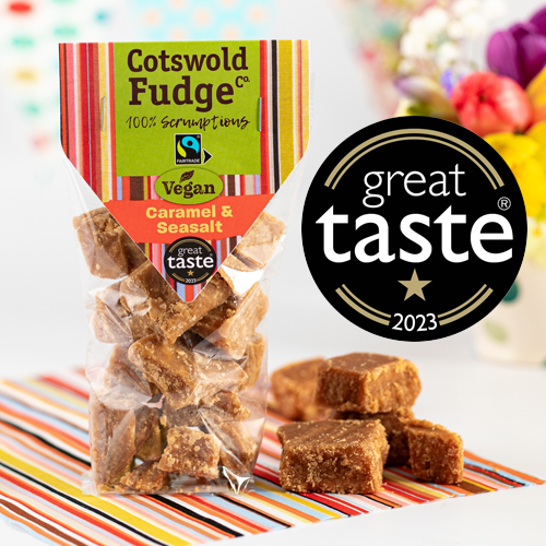 Cotswolds Vegan Fudge Co Caramel & Seasalt 150g