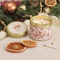 Victoria Eggs - Five Gold Rings Vanilla Spiced Orange Candle 180g
