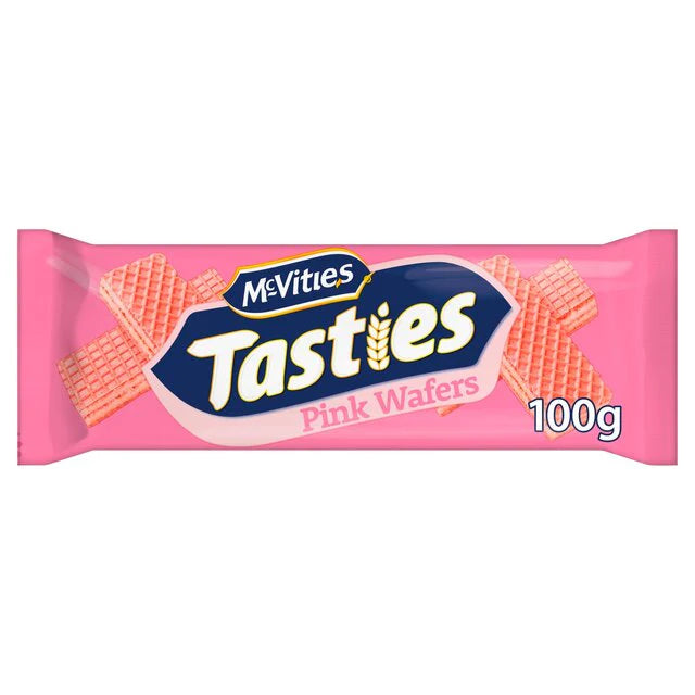 McVities Tasties Pink Wafers 100g