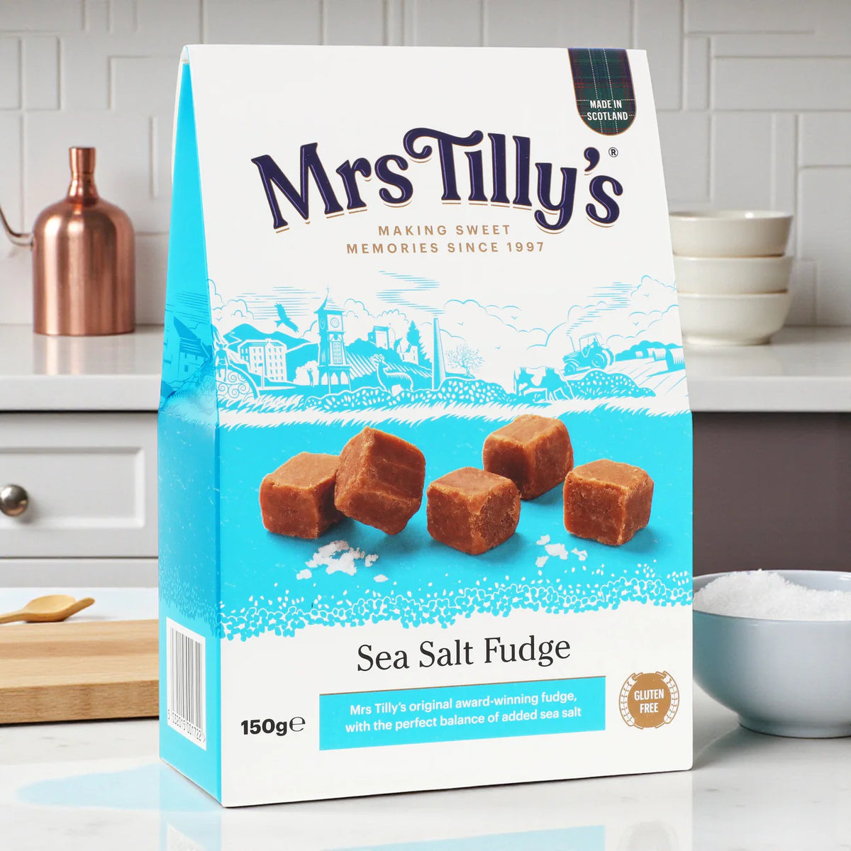 Mrs Tilly’s Sea Salt Fudge 150g