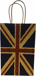 Union Jack Paper Gift Bag 6.6”x10”x3”