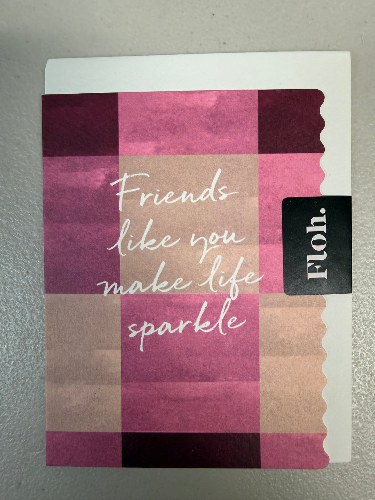 Friends Like You Make Life Sparkle Mini Card