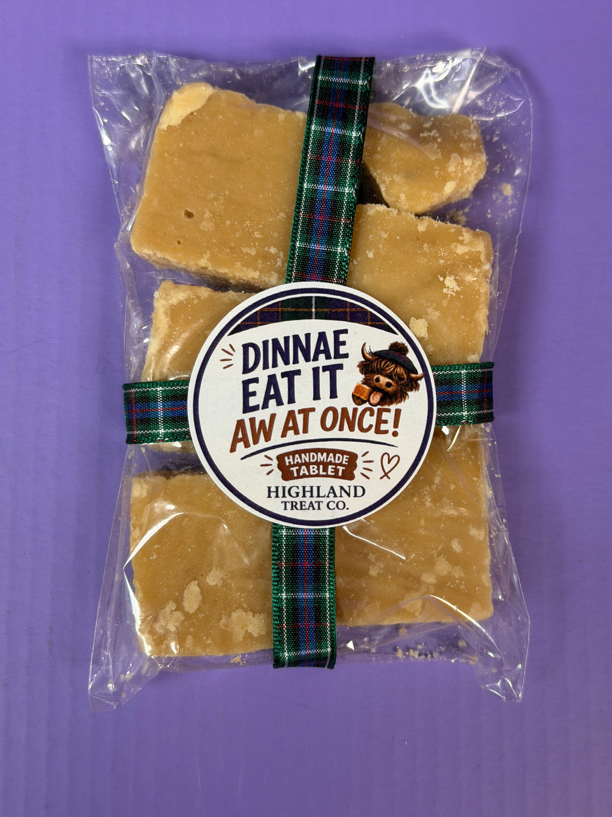 Highland Treat Co. Scottish Tablet - Dinnae Eat it Aw at Once 100g