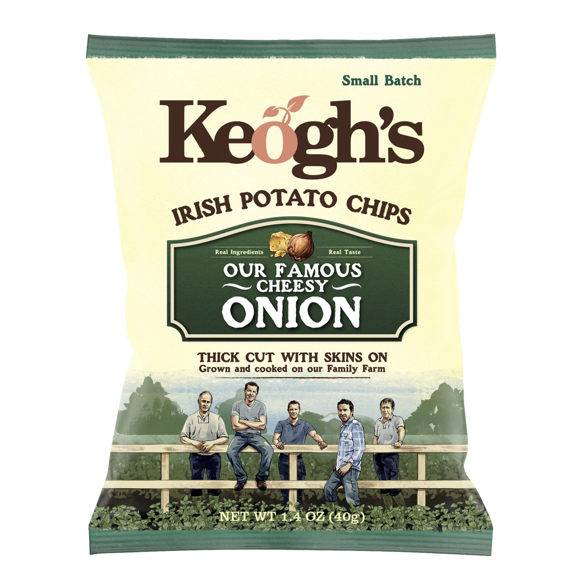 Keoghs Famous Cheesy Onion Crisps 40g