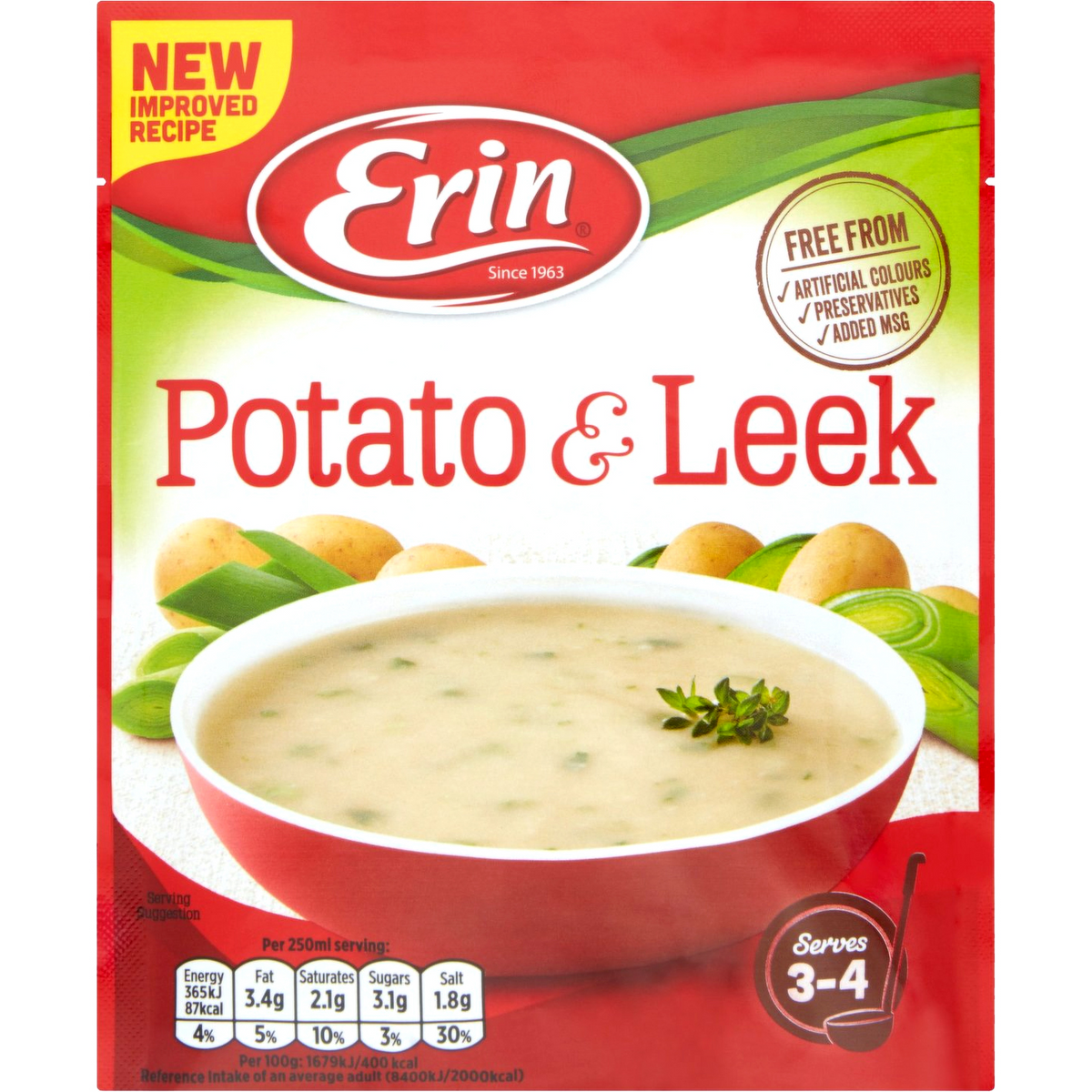 Erin Potato & Leek Soup Mix 74g