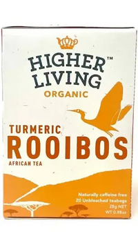 Higher Living Organic Turmeric Rooibos Tea 20 Bags