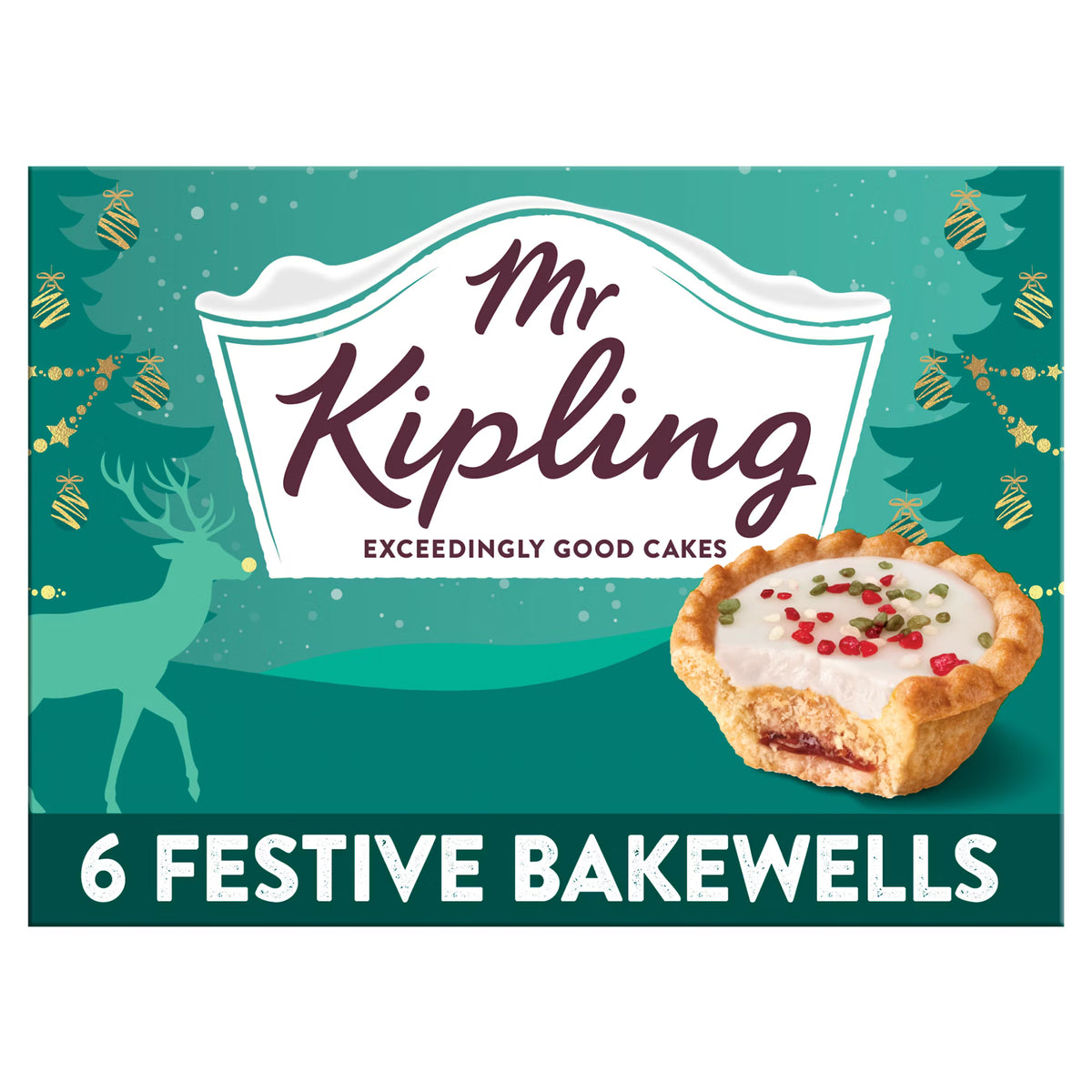 Mr. Kipling Raspberry Festive Bakewells 230g