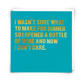 Dinner Bottle of Wine Card