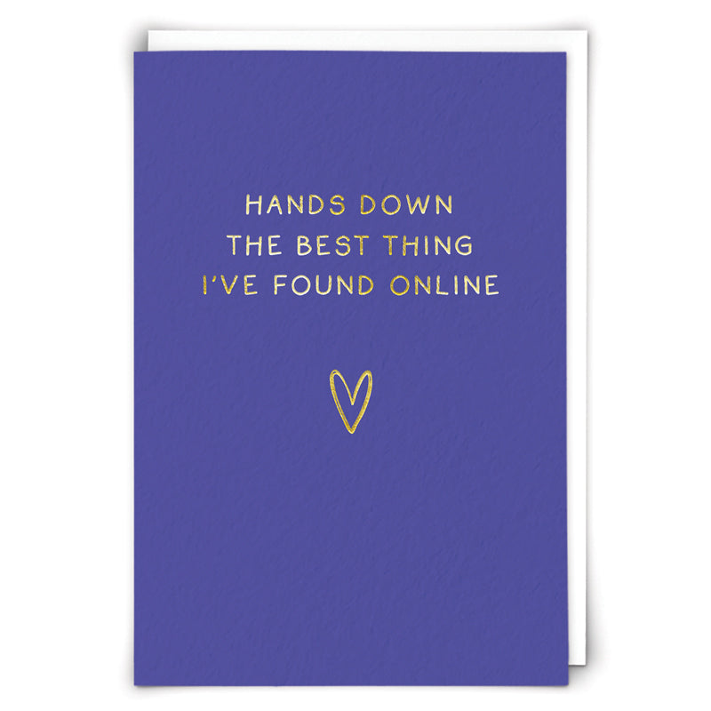 Hands Down Best Thing Online Card