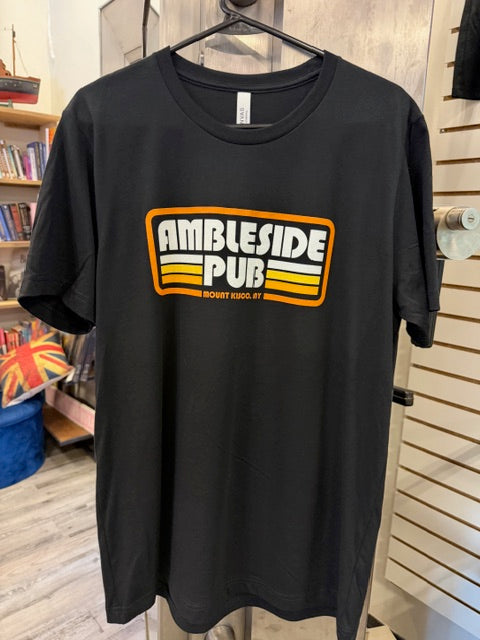 The Ambleside Unisex Retro Tee - Black