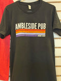 The Ambleside Unisex Stripes Tee - Black