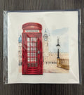Quilled Telephone Booth Greeting Card