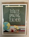 Totally Amazing Teacher Thank You Card