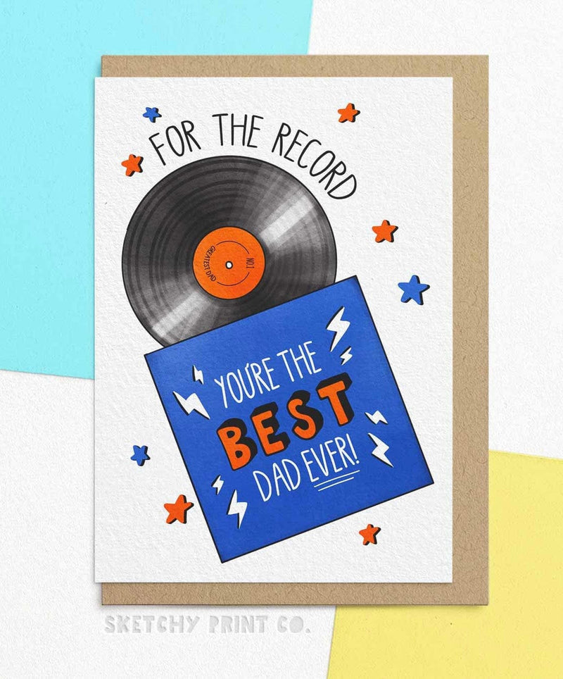 Father's Day Card - For The Record
