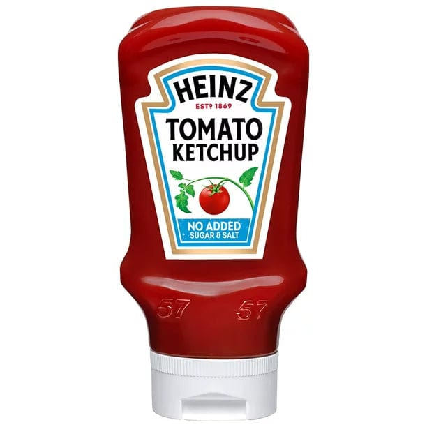 Heinz Tomato Ketchup No Added Sugar + Salt 425g