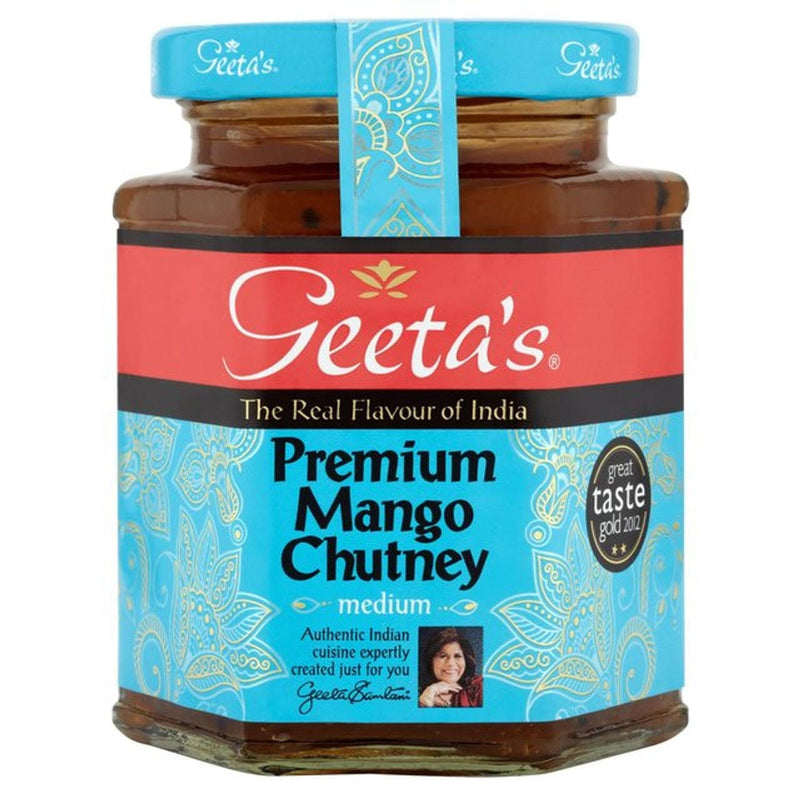 Geetas Premium Mango Chutney Medium 230g