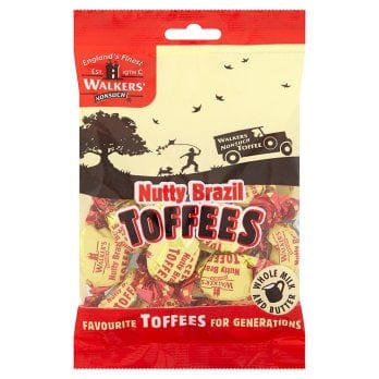 Walkers Nonsuch Nutty Brazil Toffees 150g