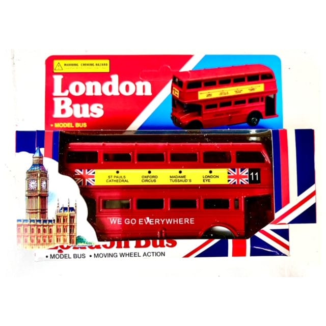 London Double Decker Bus - Die Cast