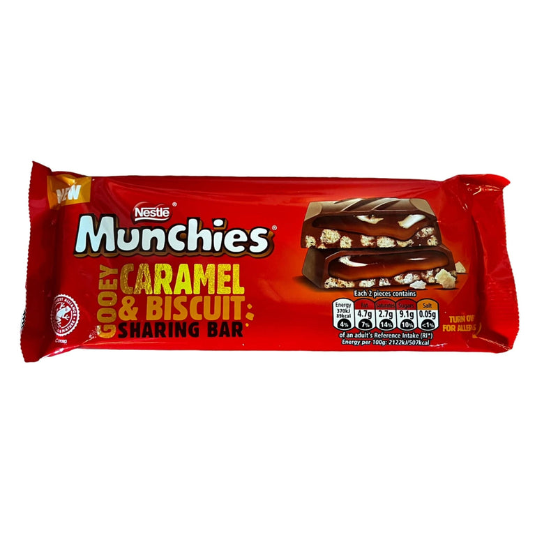 Nestle Munchies Caramel & Biscuit Bar 87g